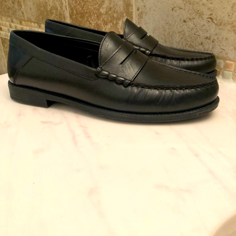 Leather loafers
